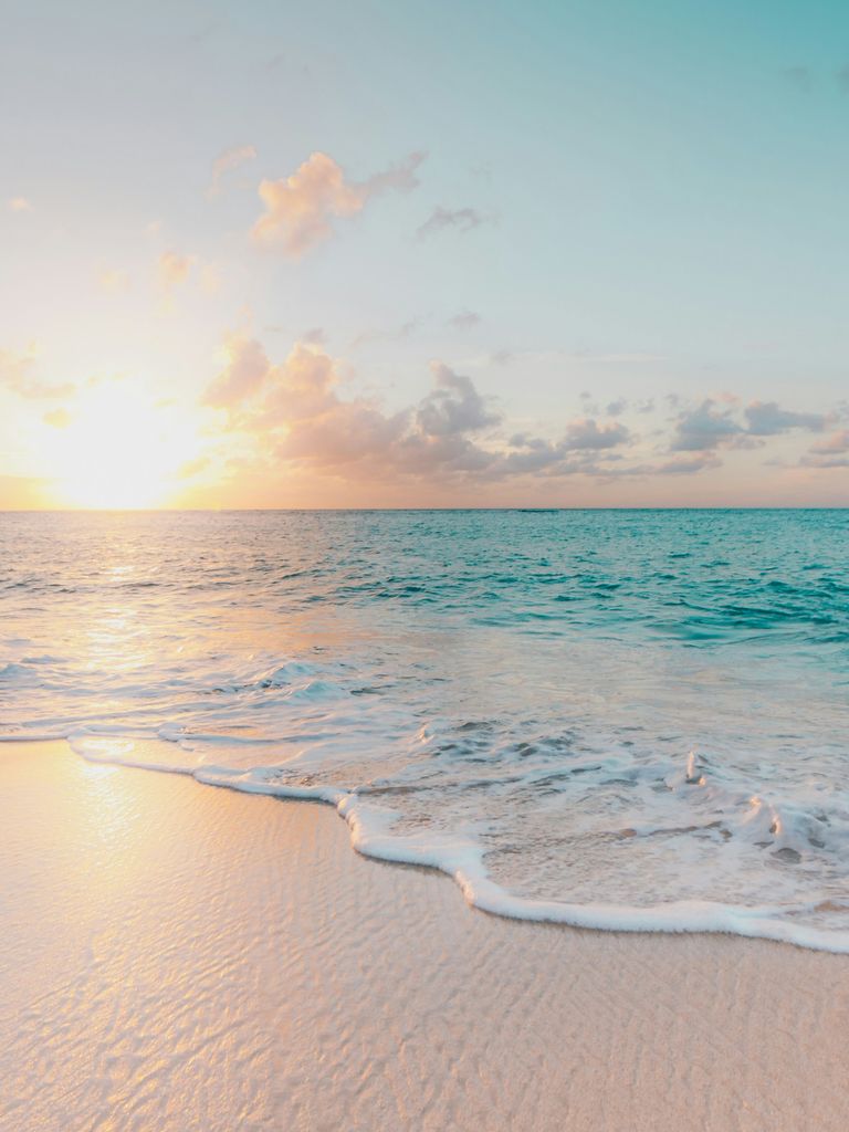 plage coucher du soleil
